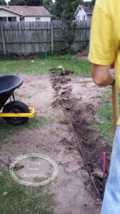 Playset Makeover Part 2: Building a Retaining Wall