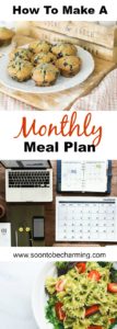 How to Make a Monthly Meal Plan 