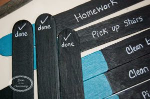 Make your own chore sticks