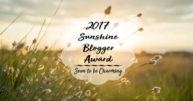 2017 Sunshine Blogger Award
