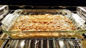 One taste and you'll fall in love with this Walnut Blondie with Maple Butter Syrup