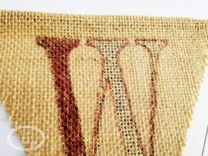 Easy Burlap Banner