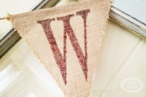 Easy Burlap Banner