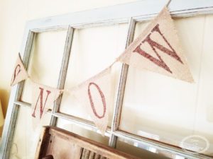 Easy Burlap Banner