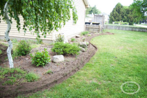 Landscape Project Part 2: Shaping and Edging Flowerbeds