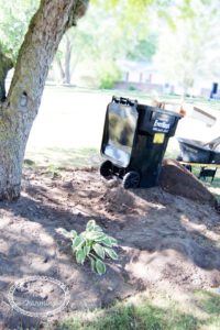 Landscape Project Part 3: Preparing the Flowerbeds and Woodchips