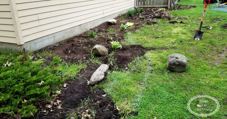 Landscape Project Part 2: Shaping and Edging The Flowerbeds