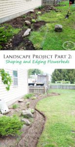 Landscape Project Part 2: Shaping and Edging Flowerbeds