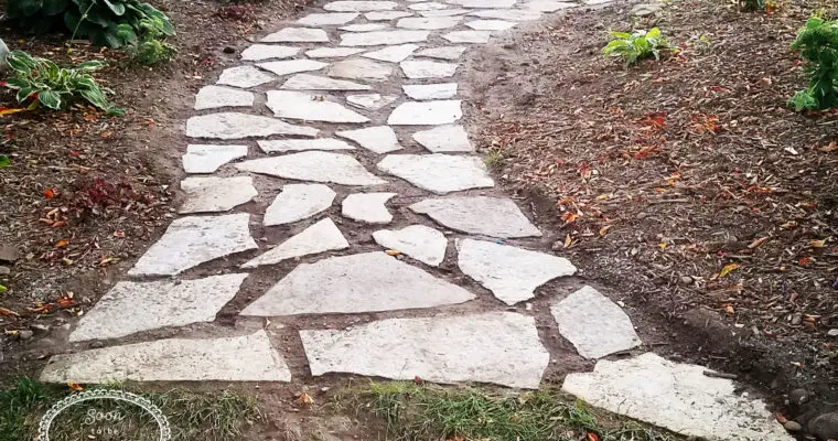 How To Lay A Flagstone Pathway