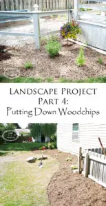 Landscape Project Part 4: Putting Down Woodchips