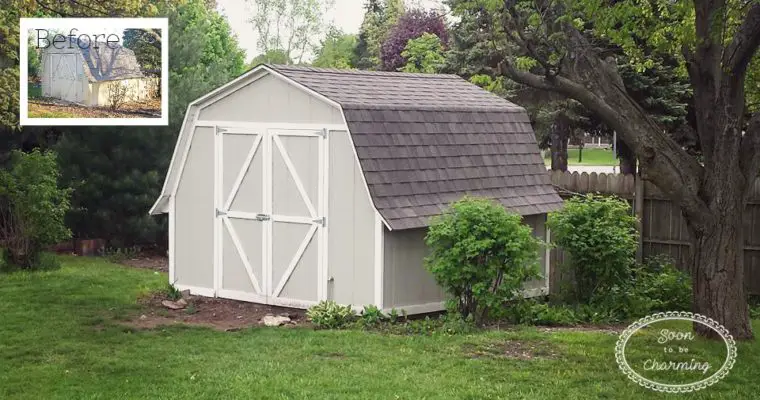 Simple Shed Makeover
