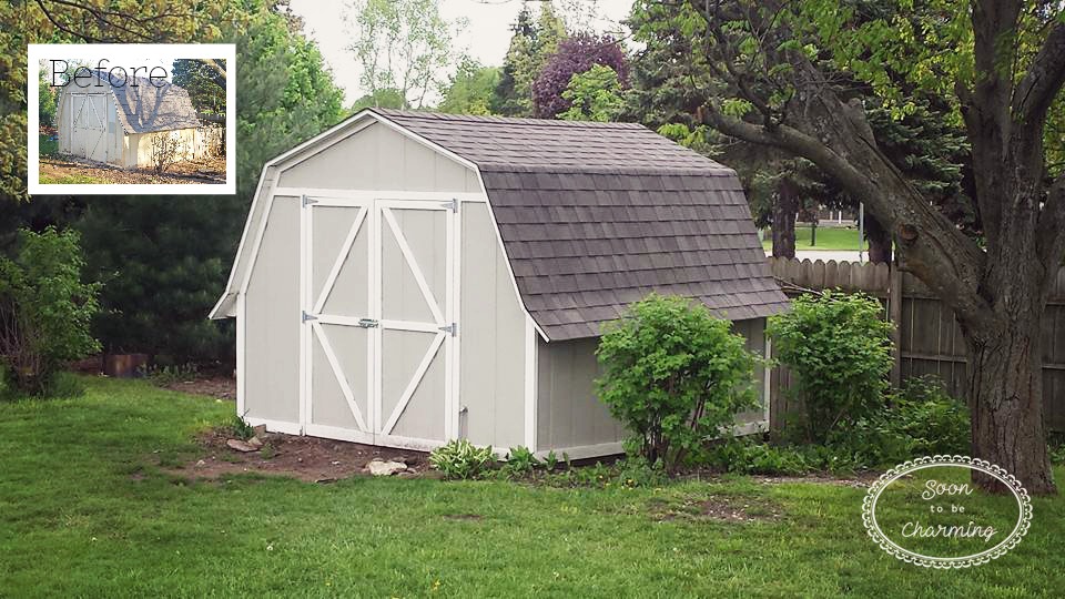 Simple Shed Makeover