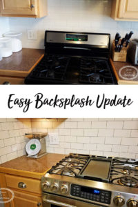 Easy Backsplash Update