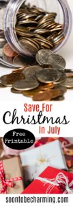 Save For Christmas in July