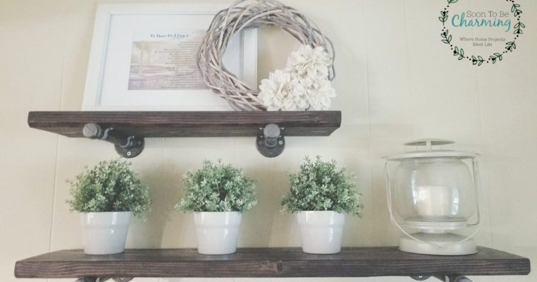 DIY Industrial Shelves