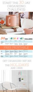 30 DAY ORGANIZING CHALLENGE