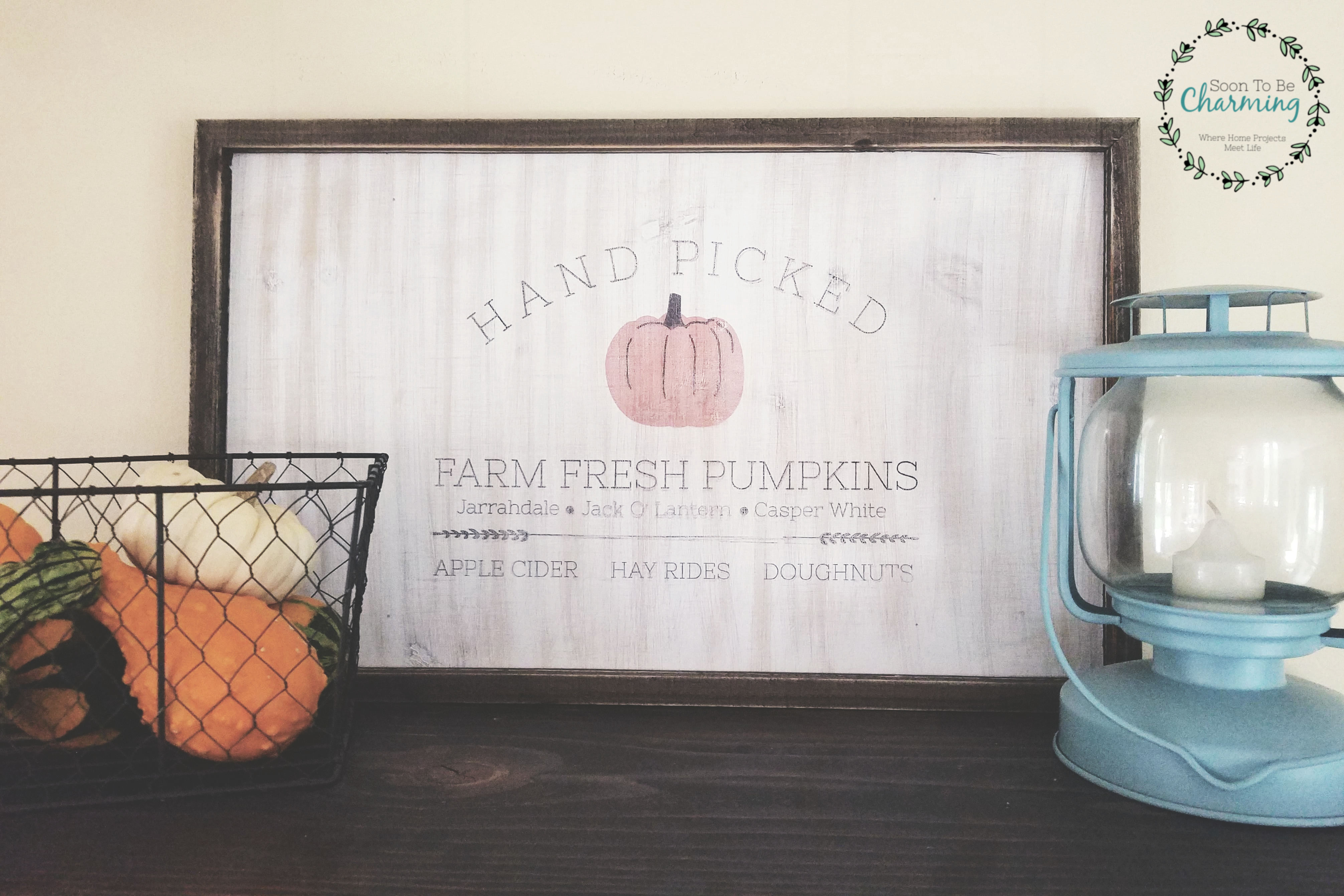 DIY Pumpkin Sign