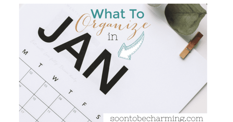 What To Organize in January