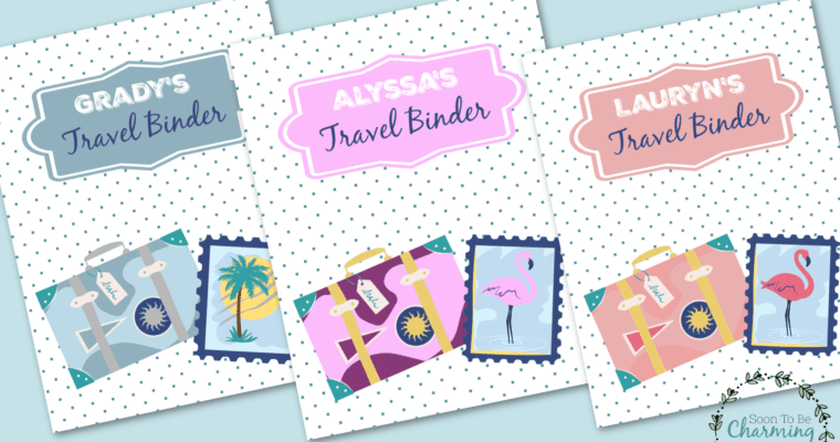 Easy Travel Binder For Kids