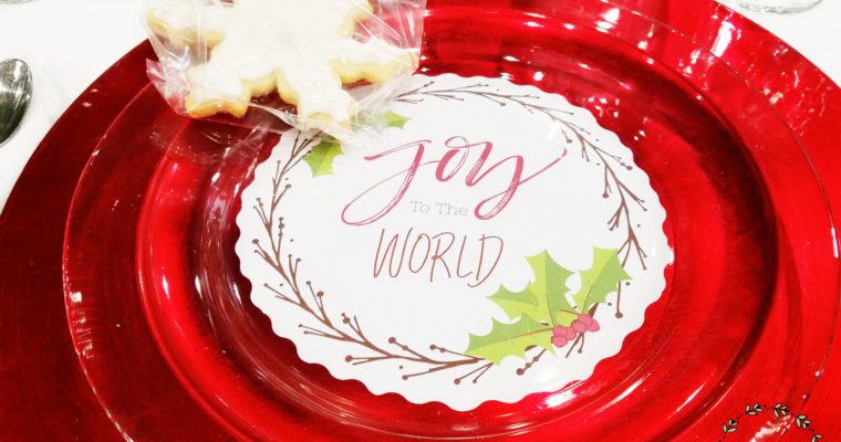 Christmas Printable For Your Holiday Table