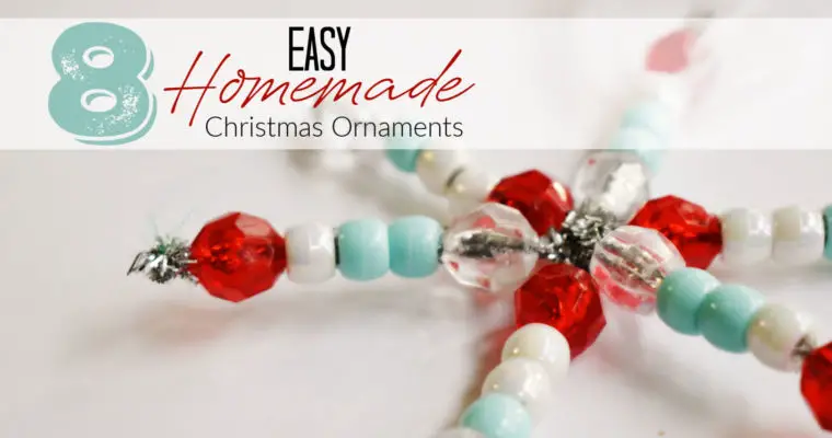 8 Easy Handmade Ornaments For Christmas