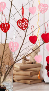 Valentine day decorations