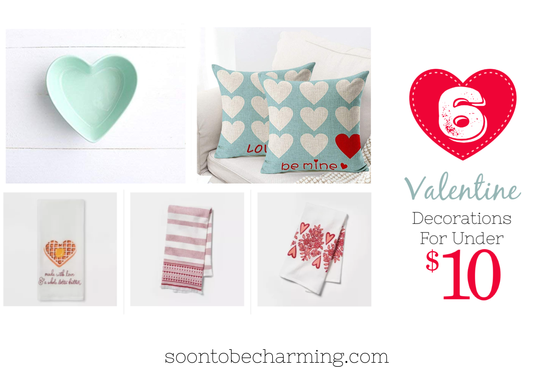 6 Valentine Day Decorations For Under $10