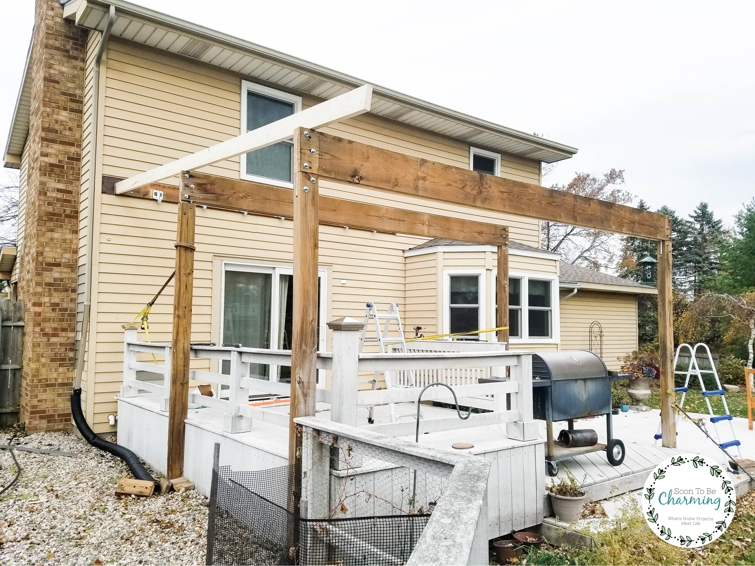 Old Pergola Makeover Part 2