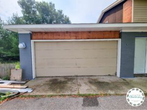 old garage door