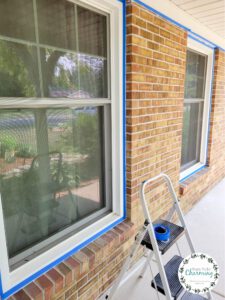 exterior brick makeover