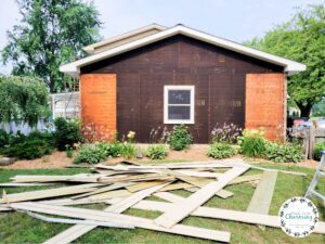 Home makeover before and after