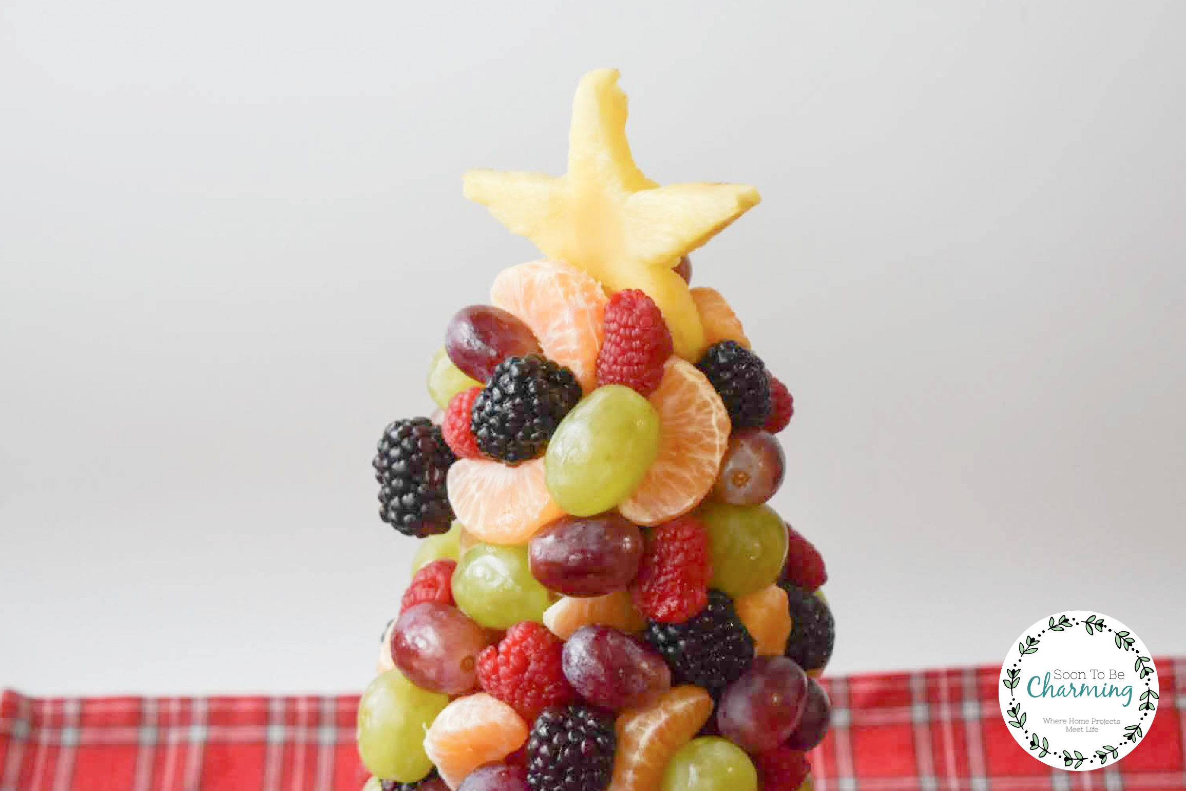 How To Make A Christmas Fruit Tree