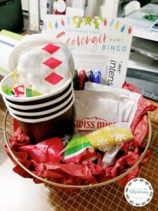 Unique Christmas Light Scavenger Hunt Gift Basket - Soon To Be Charming